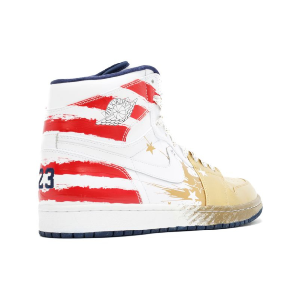 NIKE Air Jordan 1 Dave White Wings For Future Gold Le23 – Limited Edition - Image 2