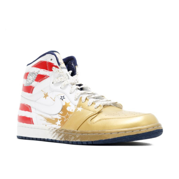NIKE Air Jordan 1 Dave White Wings For Future Gold Le23 – Limited Edition - Image 3